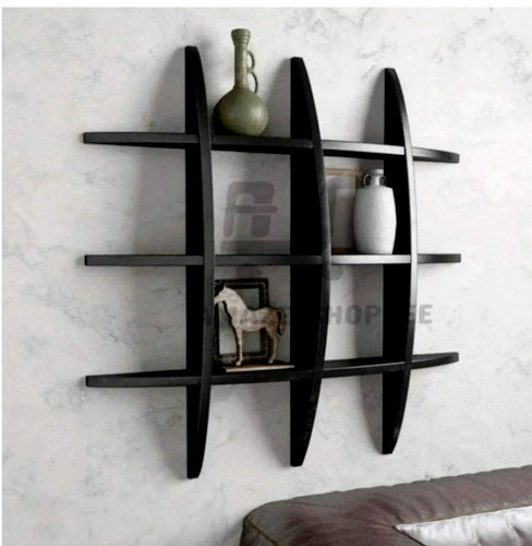 Wooden corner shelf - corner, wall