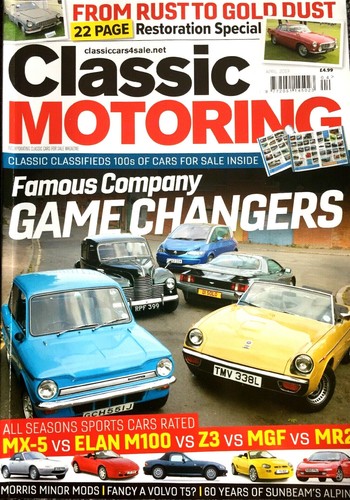 Classic motoring magazine - motoring,