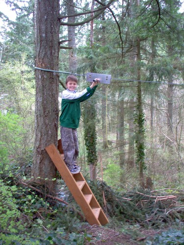 Zip line kit trolley - line, kit,