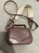 Zara Brown Crossbody Bag with