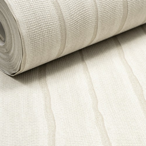 Cream beige stripe wallpaper - cream,