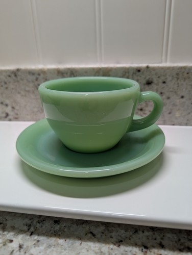 Vtg fire king jadeite oven - fire-king,