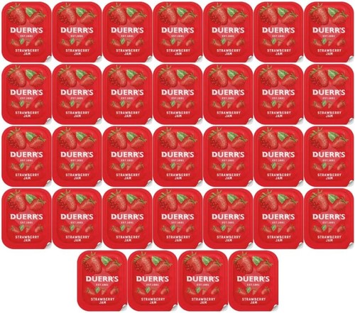 Strawberry jam portions 32 - jam,