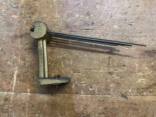 Antique rod mantle clock - 4,