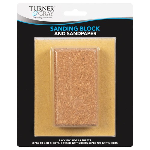Turner gray sanding block - &,