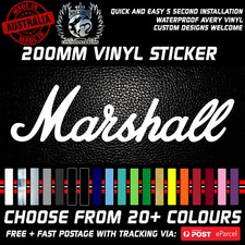 Marshall Amps vinyl Sticker