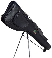 51" GDK GUARDIAN BLACK CANVAS SLIPSTAND, GUN SLIP WITH STAND,BLACK, POP OUT