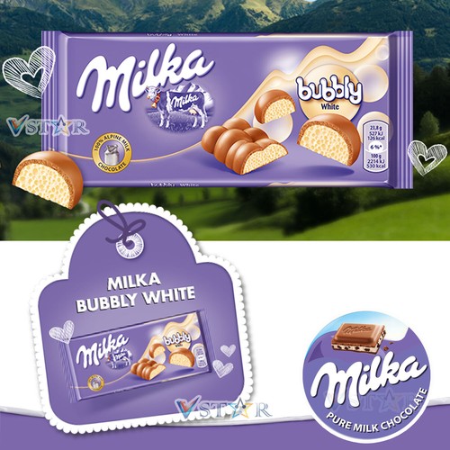 Milka chocolate bars variety - chocolate,