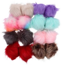 16 Pcs Pom Poms For Hats Faux