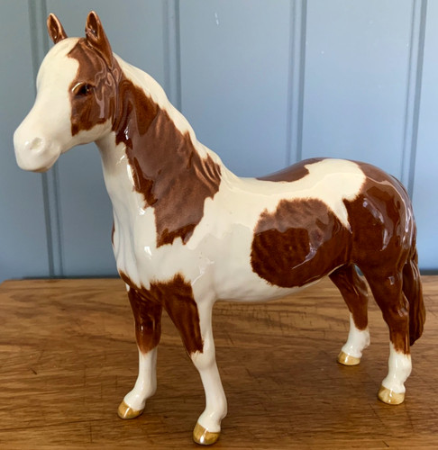 Beswick glossy brown pinto - beswick,