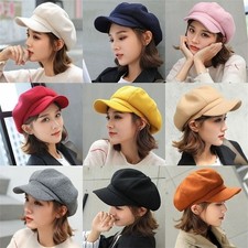 Women Vintage Baker Boy Cap