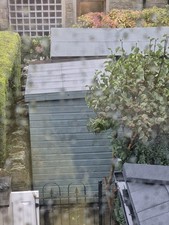 Pent Wooden Garden Shed 5'x6' Tongue  Groove PLUS PROBASE PLASTIC SHED BASE GRID