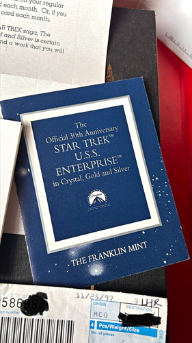 The franklin mint star trek - the,
