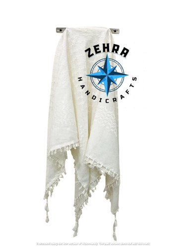 Zehra white arab keffiyeh - zehra,