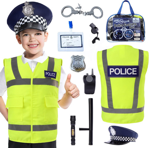 Kids police costume set - kids,