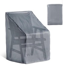 Waterproof Garden Chair Cover, 420D Oxford Fabric H120 x W65 x D75cm, VonHaus