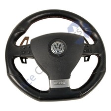 VW Golf GTI Edition 30 Mk5 Red Stitched Flat Bottom Steering Wheel 1K0959538F