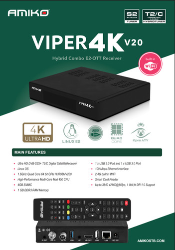 Amiko viper v20 combo - v20,