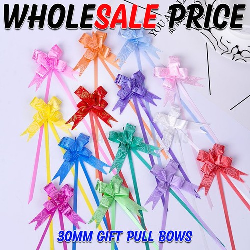 100pc pull bows - bows, 30mm