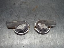 Kawasaki A7 350 Avenger 1967-1968 Motorcycle Tank Badges x 2 