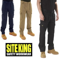 SITE KING Mens Black Action