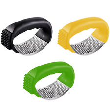 AEX Stainless Steel Garlic Press Crusher Mincer Squeezer Kitchen Manual Tool