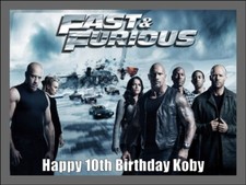 Fast & Furious Movie Edible
