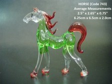 Glass HORSE PONY Figurine