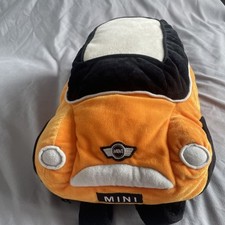 BMW Mini Car Genuine Plush Yellow Back Pack rucksack Bag Plush