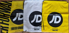 Jd Sports Drawstring x3   Gym / Festival/ PE /School X 3 Bags Mixed jd 