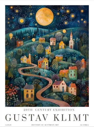 Large size gustav klimt print - large,