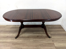 DINING TABLE Oval Mahogany