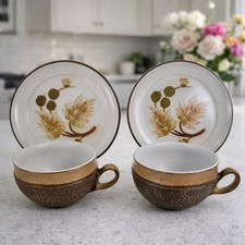 2 x Denby Cotswold Brown