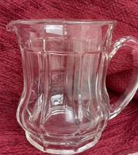 Elegant Vintage Glass Water Jug Art Deco Style