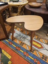 Vintage Retro Kidney Table Small Sized 1960s 15 inch Formica Top