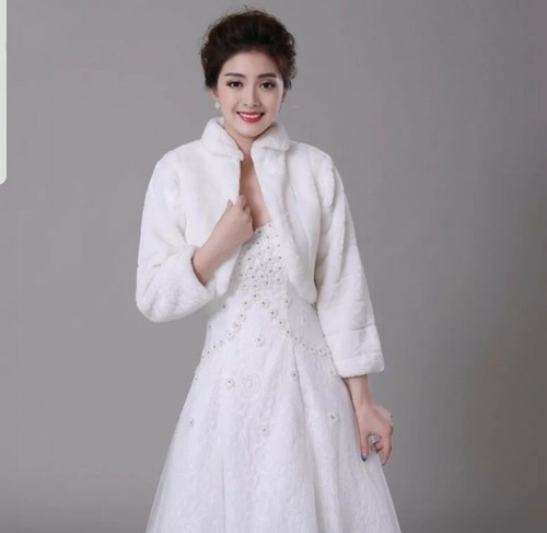 Fur jacket winter bolero - jacket,