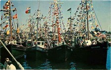Postcard blessing fleets - blessing, of