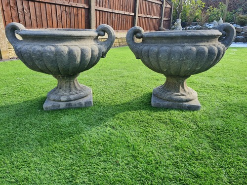 Victorian style garden urn - style,