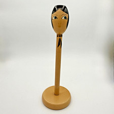 Antique Art Deco Wooden Hat
