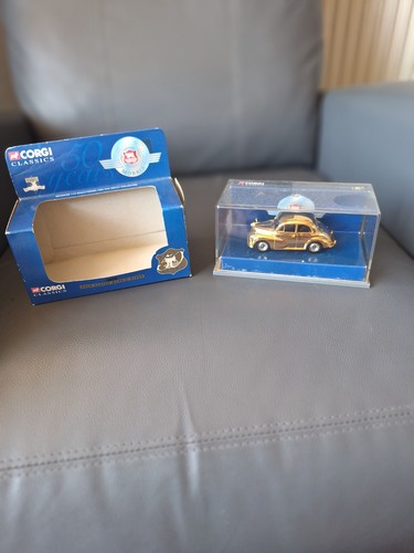 Corgi morris minor gold plated - corgi,