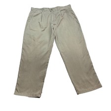 St Bernard Mens Chinos Trousers 42R Sage Green Straight Fit Waist 42 Leg 31 Inch