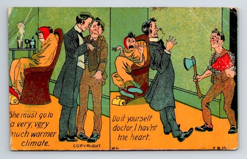 Comic postcard tom browne - tom,