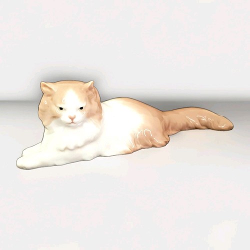 Nao lladro cat figurine angora - cat,