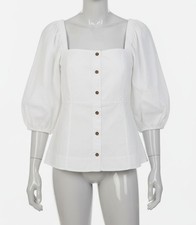 Ganni Women's White Square