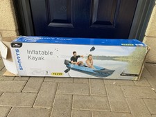 Crane Inflatable Kayak Canoe TR 4.0 - 2 Person Boat 