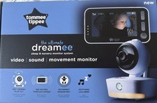 TOMMEE TIPPEE Dreamee VIDEO MOVEMENT SOUND Baby Monitor HD CAMERA & Sensor Pad !