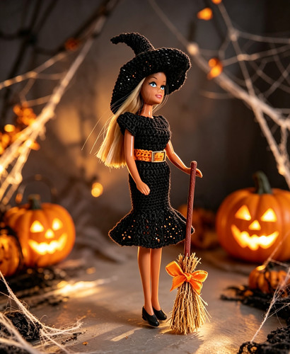 Doll clothes hand crochet - doll,