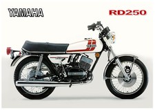 YAMAHA Poster RD250 B 1975 USA
