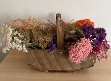 Wooden Flower Trug, Vegetable Trug, Ornamental Planter, Garden Trug Flower Caddy
