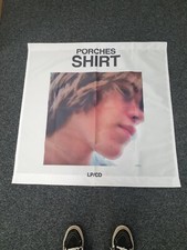 Porches 'Shirt' Large 3ft 3inches square canvas wall hanging promo RARE!